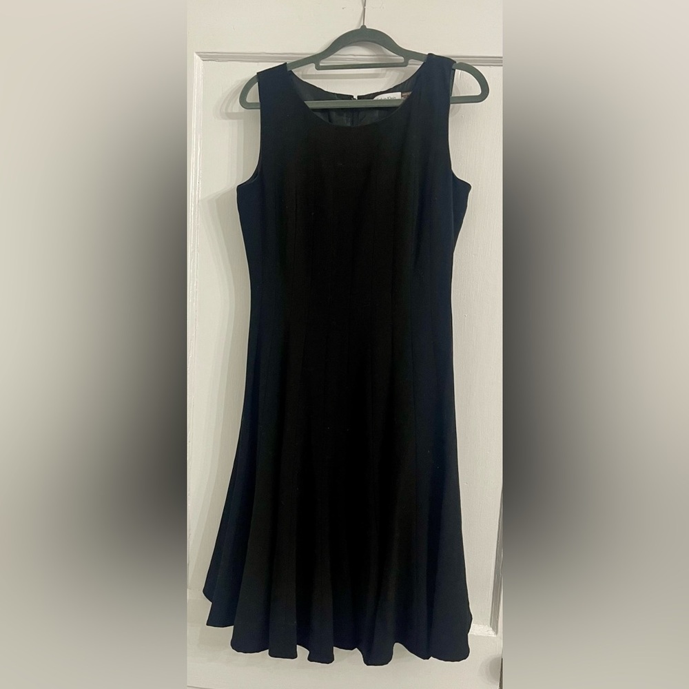 Calvin Klein size 6 black dress.